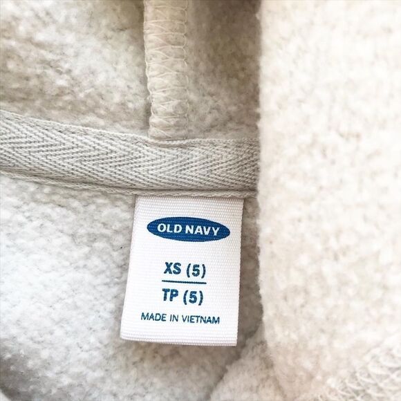 Old Navy heather gray zip up hoodie VGUC XS(5) - Picture 3 of 4